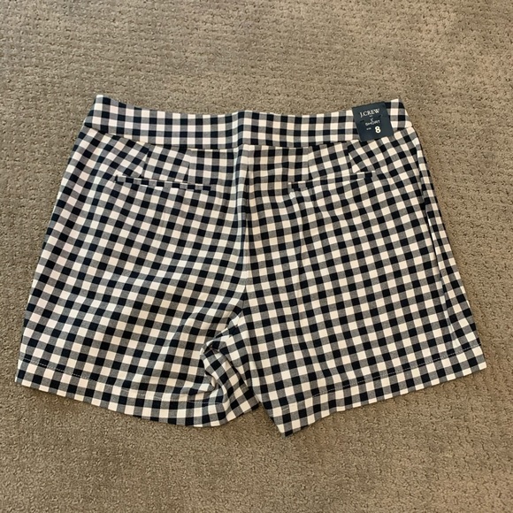 J. Crew Pants - J. Crew black and white gingham short